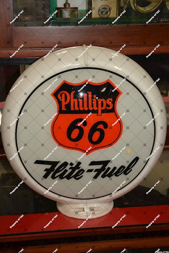 Phillips 66 Flite-Fuel 13.5 single globe lens"