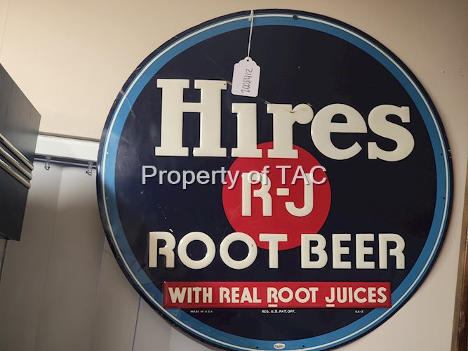 Hires R-J Root Beer Metal Sign