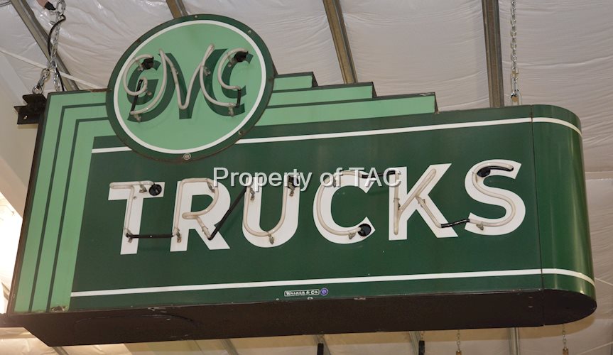 GMC Trucks neon sign