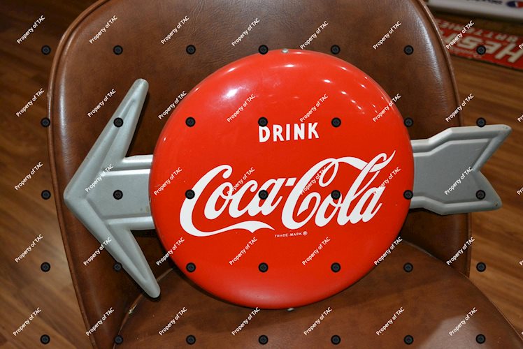 Drink Coca-Cola (small) Metal Button Sign