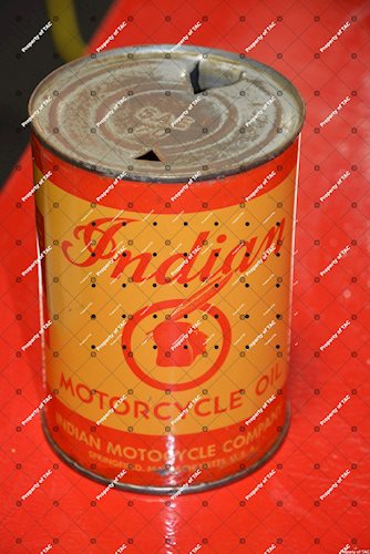 Indian Motorcycle Oil quart can