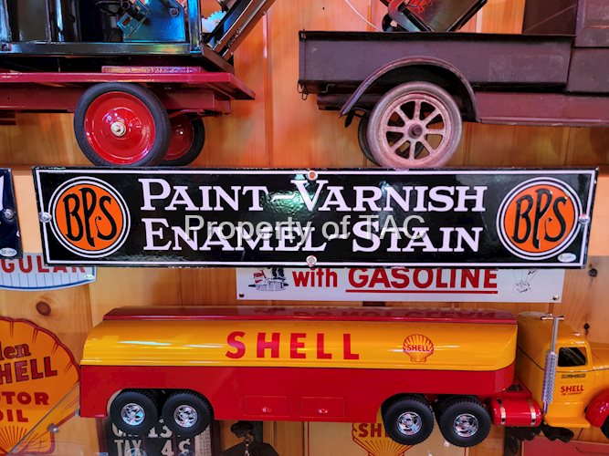 BPS Paint-Vanish-Enamel-Stain Porcelain Sign