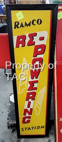 Ramco Re-Powering Station Metal Sign