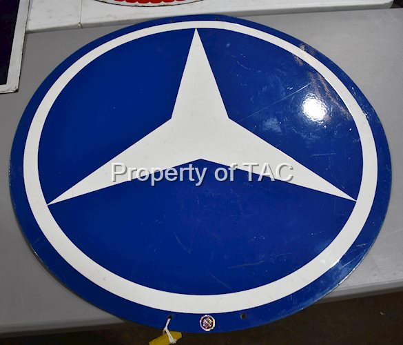 (Mercedes Benz) Logo Porcelain Sign