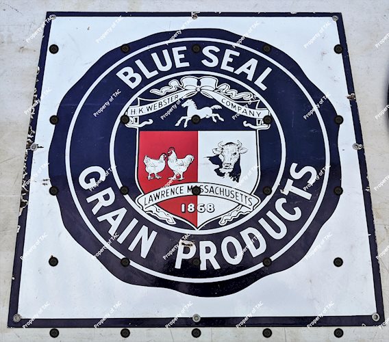 Blue Seal Grain Products Porcelain Sign