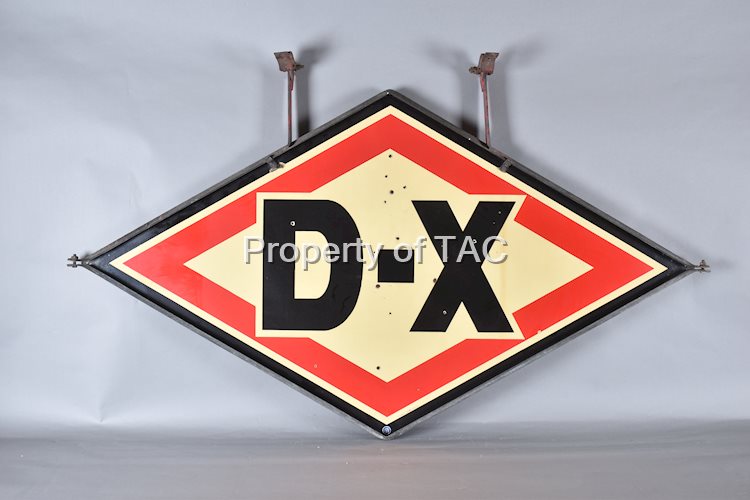 D-X (Gasoline) Porcelain Sign