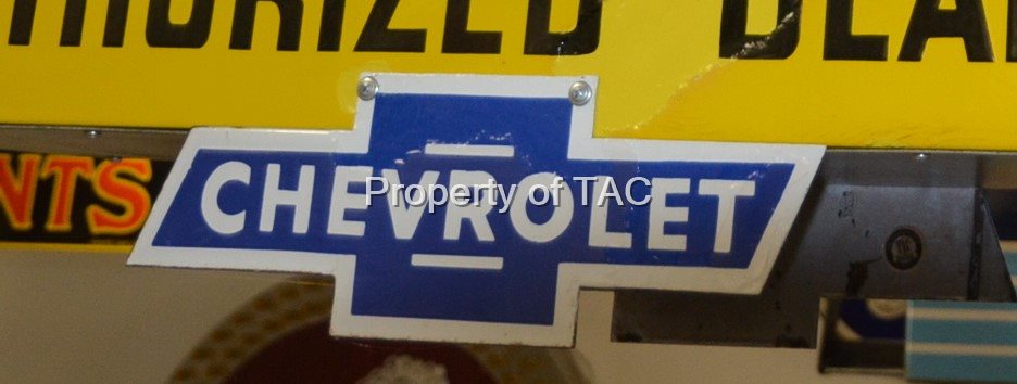 Chevrolet bowtie for Used car sign