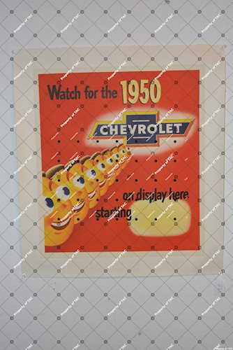 Watch for the 1950 Chevrolet on display here poster