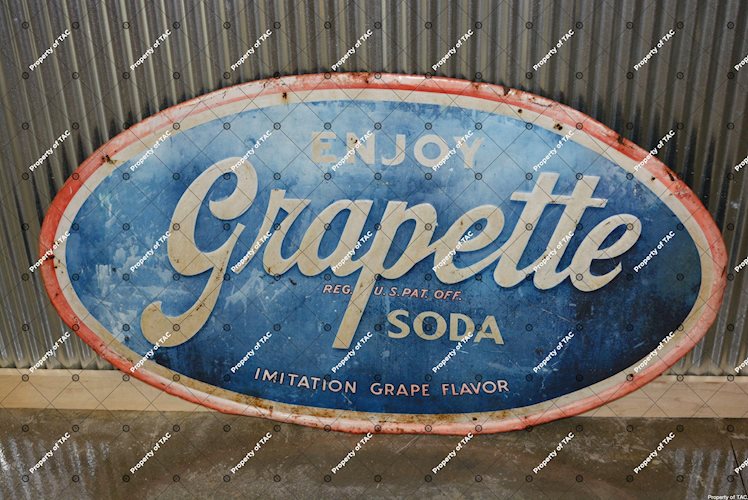 Enjoy Grapette Soda sign