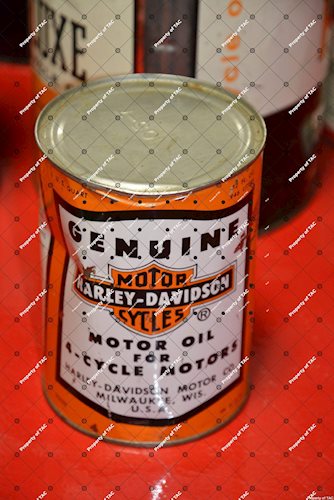 Harley Davidson Motor Oil quart can