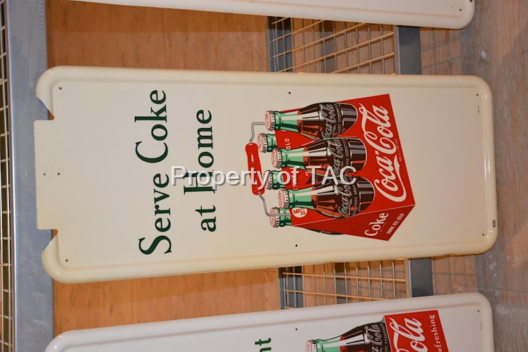 Coca-Cola Pilaster w/six pack