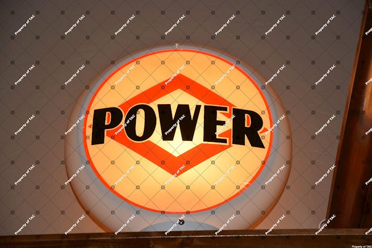 (D-X) Power 13.5 single globe lens"