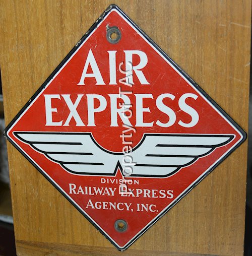 Air Express Division of Railway Express Agency, Inc. Porcelain Sign