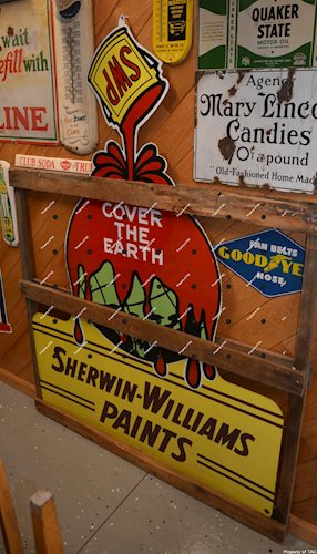 Sherwin-Williams Paints porcelain sign