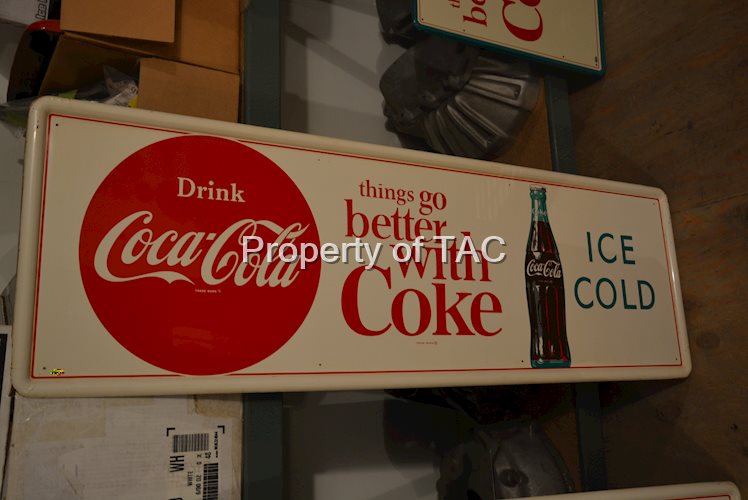 Drink Coca-Cola Ice Cold w/bottle