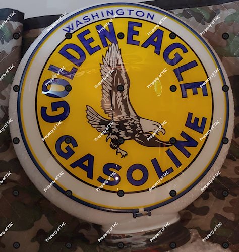 Golden Eagle Gasoline w/logo Single Gill Globe Lens