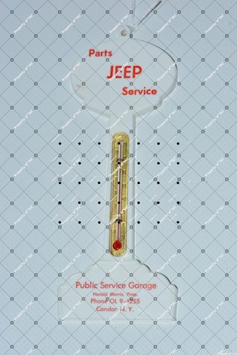 Jeep Parts Service Plastic Pole Thermometer