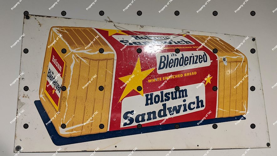 Holsum Sandwich Bread SST Single Sided Tin Sign