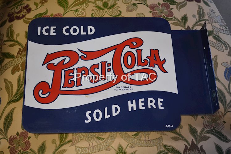 Ice Cold Pepsi:Cola Sold Here Metal Sign