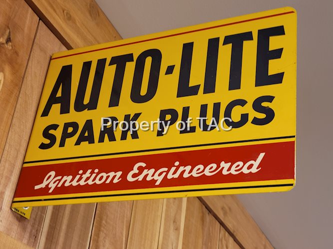 Autolite Tin Flange Sign Plug Chek Inspection Service