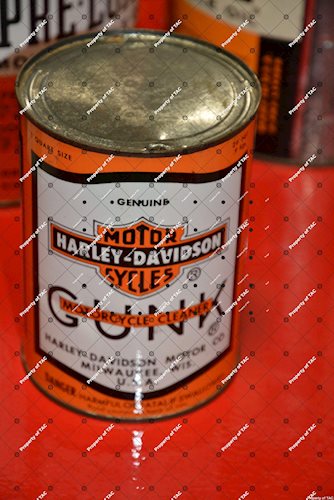 Harley Davidson Motor Oil quart can