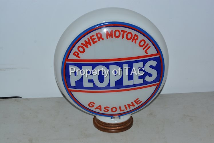 Peoples "Power Motor Oil Gasoline" Gill Single Lens