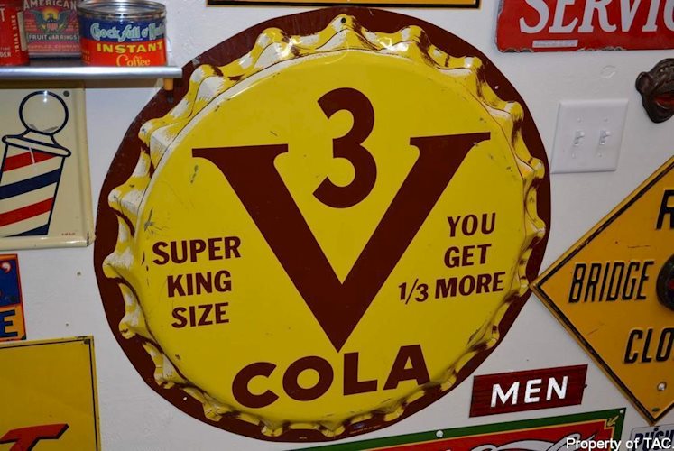 V3 Cola Sign
