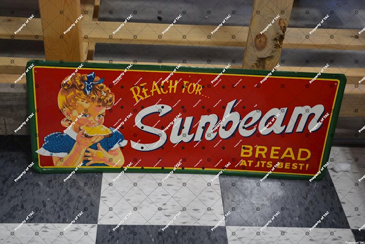 Sunbeam Bread w/girl sign
