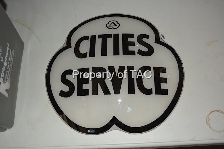 Cities Service w/Logo Clover-Shaped Single Lens