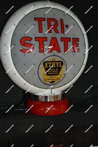 Tri-State w/ethyl logo 13.5 single globe lens