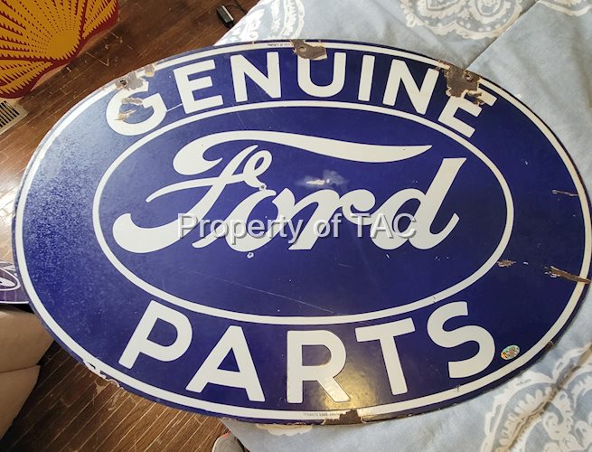 Ford Genuine Parts Porcelain Sign