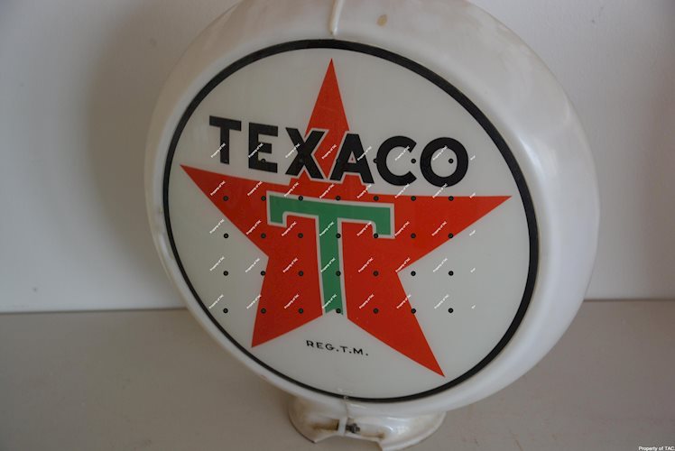Texaco (white-T) Star Logo single lens
