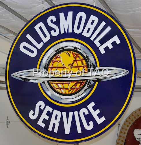 Oldsmobile Service with Saturn logo,