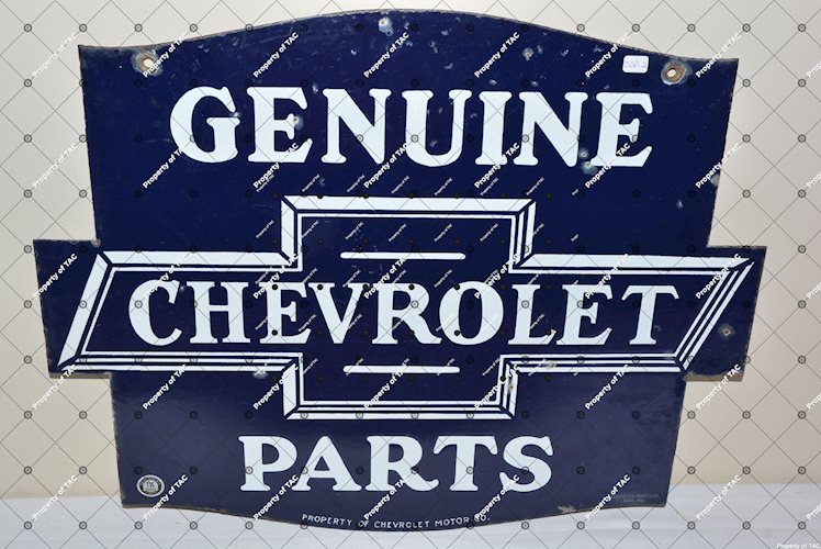 Genuine Chevrolet Parts sign