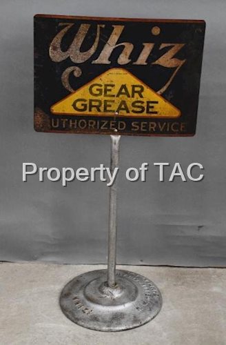 Whiz Gear Grease Authorized Service Metal Sign