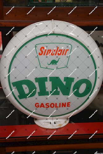 Sinclair Dino Gasoline 13.5 single globe lens"