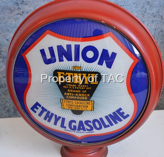 Union Ethyl Gasoline w/Logo 15" Single Globe Lens