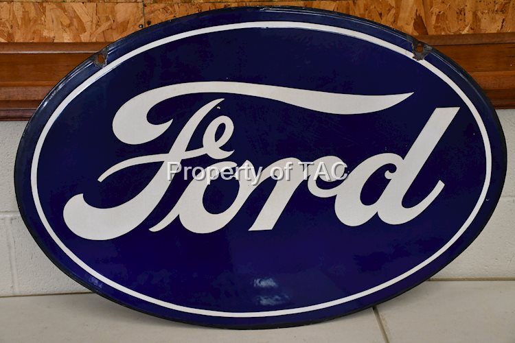 Ford (medium) Oval Porcelain Sign