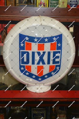 Dixie w/shield logo 13.5 single globe lens"