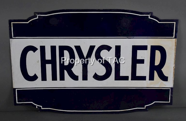 Chrysler Porcelain Sign