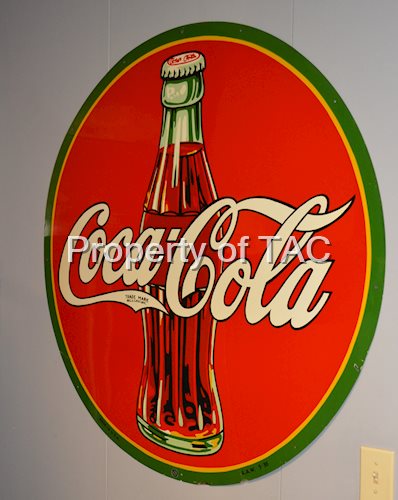 Drink Coca-Cola w/Bottle (water melon) Metal Sign