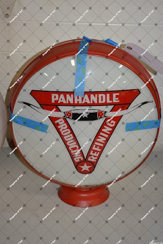 Panhandle Producing Refining w/logo single globe lens