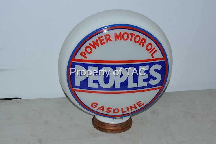 Peoples "Power Motor Oil Gasoline" Gill Single Lens