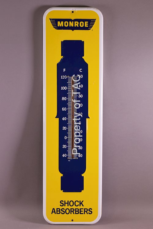 MONROE SHOCK ABSORBERS METAL THERMOMETER