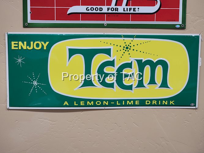 Enjoy Teem "A Lemon-Lime Drink" Metal Sign