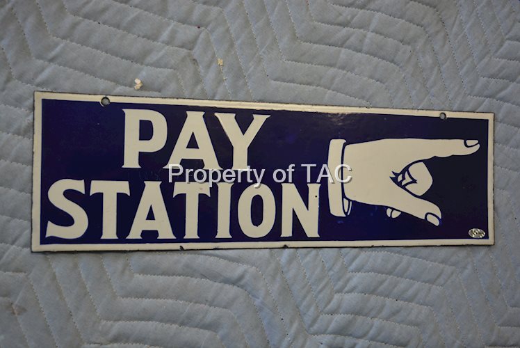 Pay Station (with hand point to the right)