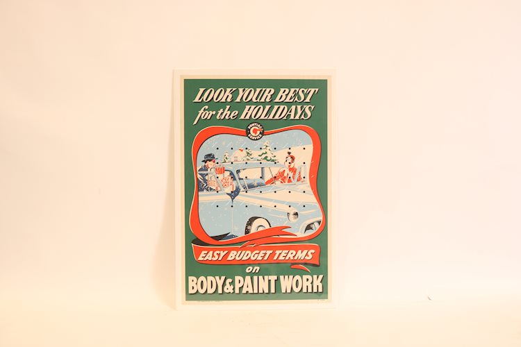 Pontiac Service Paint & Body Work" poster"