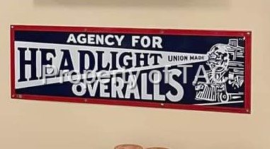 Agency for Headlight Overalls sign