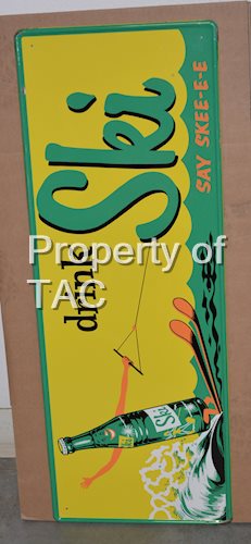 Drink Ski w/Logo Metal Sign