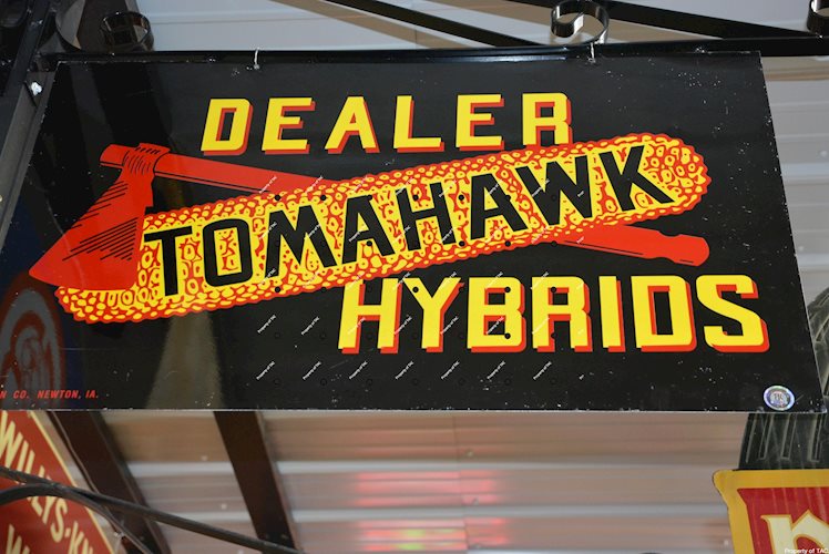 Tomahawk Hybrids Dealer sign,